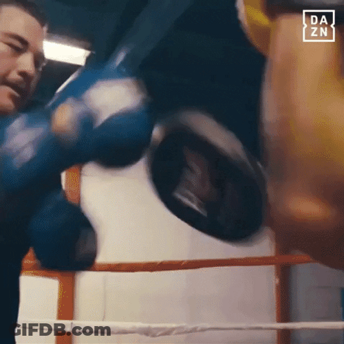 Angry Andy Ruiz Training GIF