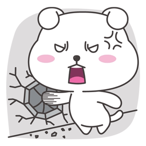 Angry Animated Dog Breaking The Wall GIF