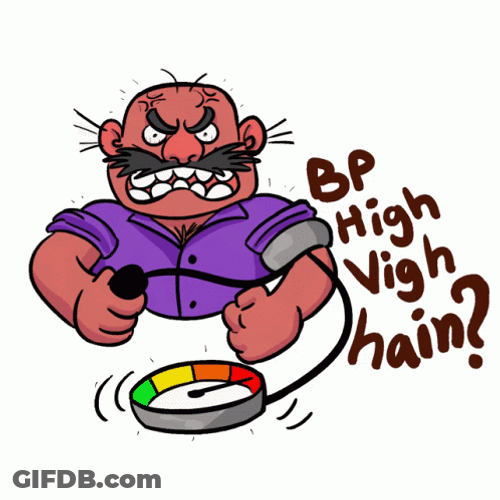 Angry Animation High Blood Pressure GIF