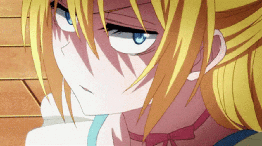 Angry Anime Chitoge Kirisaki GIF