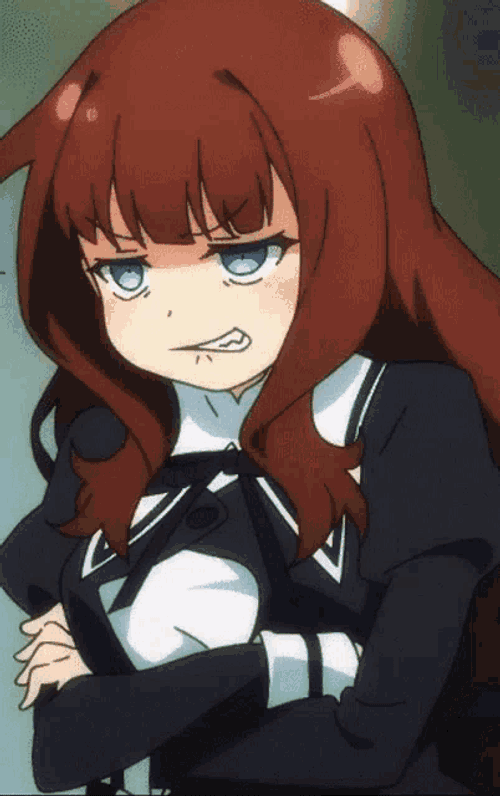 Angry Anime Girl Angry Funny GIF