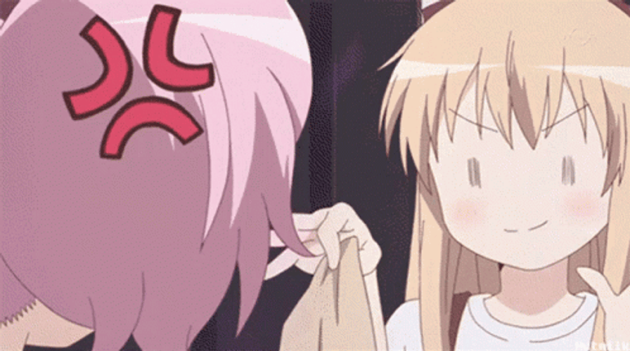 Angry Anime Kyōko Toshinō GIF