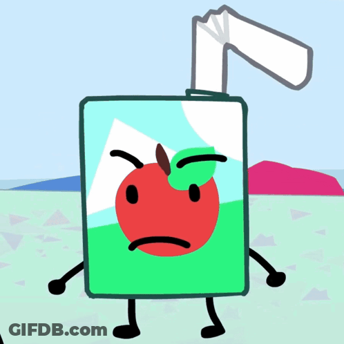 Angry Apple Juice Box GIF