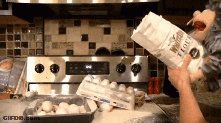 Angry Baking GIF