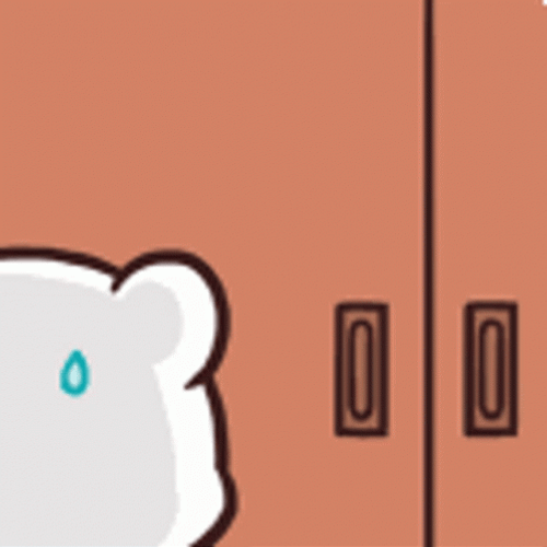 Angry Bear Mocha Closed Door GIF