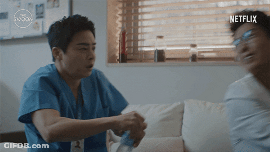 Angry Best Friends Pillow Fight GIF