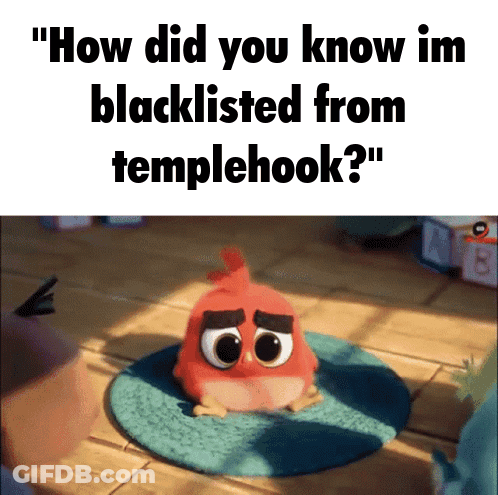 Angry Bird How Did You Know Im Blacklisted GIF