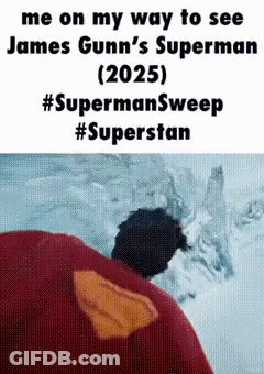 Angry Bird On James Gunn's Superman 2025 Poster GIF