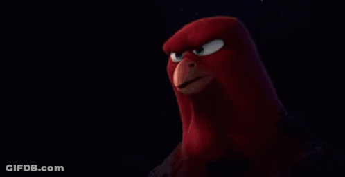 Angry Bird Says They Go Back In Time To Get Turkeys Off The Menu GIF