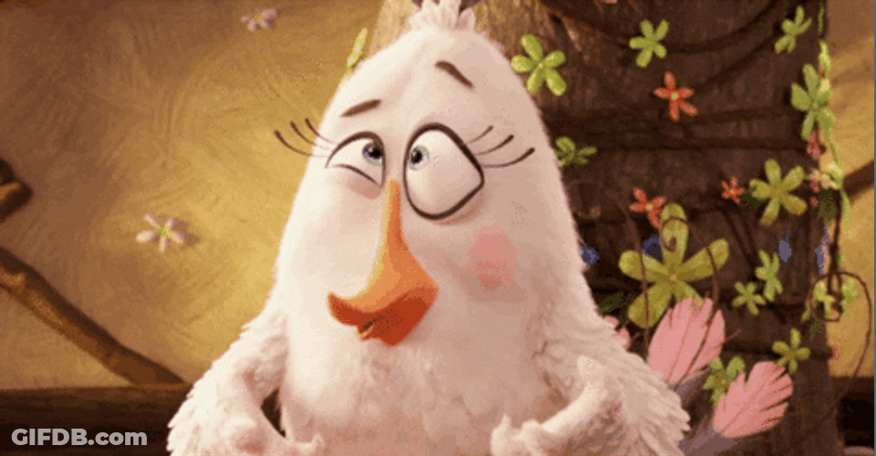 Angry Birds Matilda Deep Breathing GIF