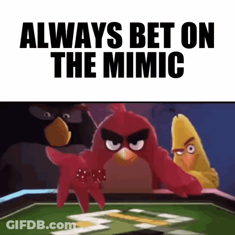 Angry Birds Playing Poker GIF