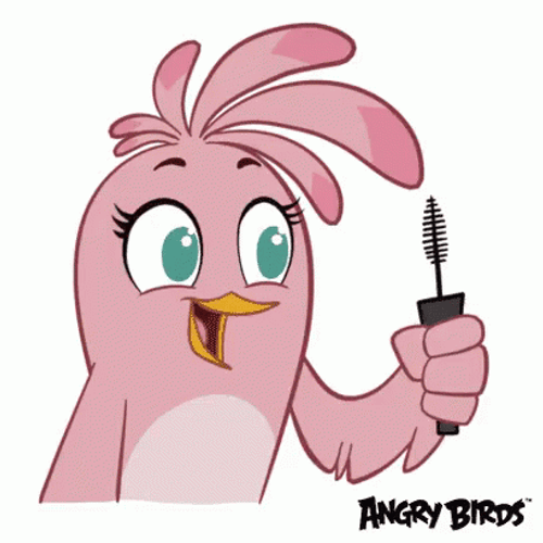 Angry Birds Stella Mascara Ruined GIF