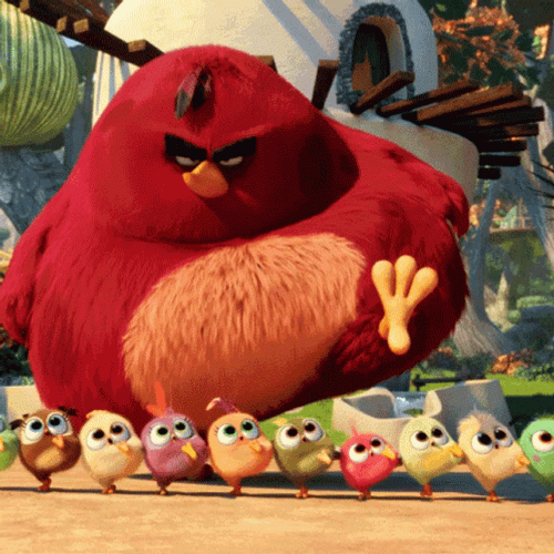 Angry Birds Terence And Hatchlings Dancing GIF