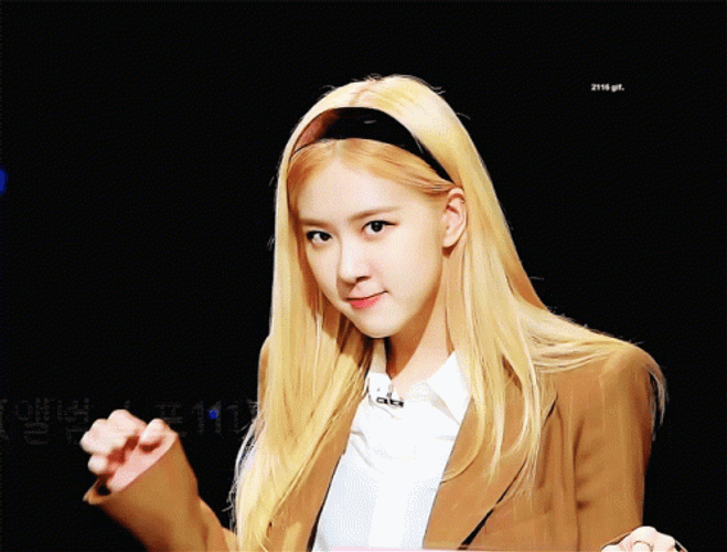 Angry Blackpink Rose GIF