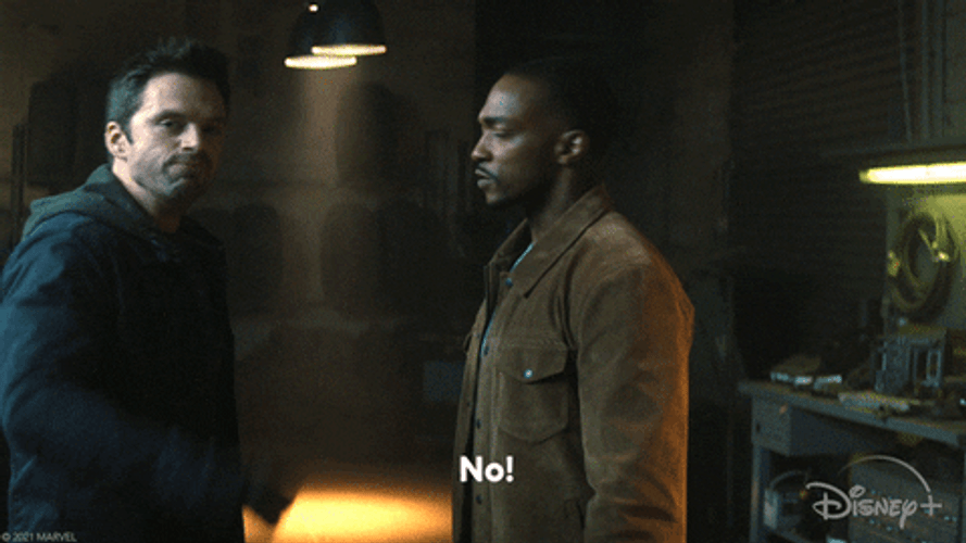 Angry Bucky Barnes No GIF