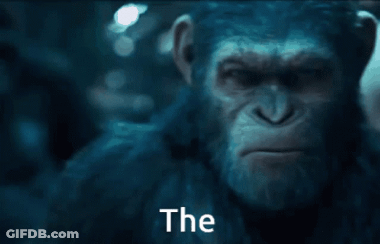 Angry Caesar Planet Of The Apes GIF