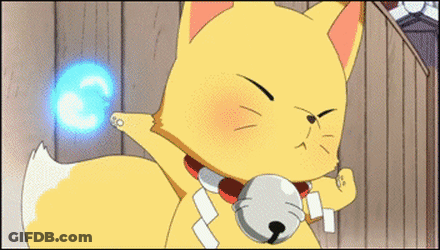 Angry Cartoon Cat With Bell GIF