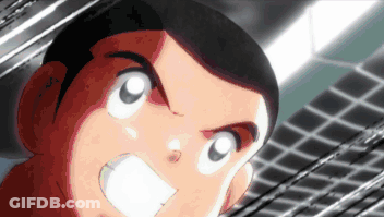 Angry Cartoon Character Close Up GIF