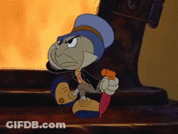 Angry Cartoon Character Holding Pencil GIF