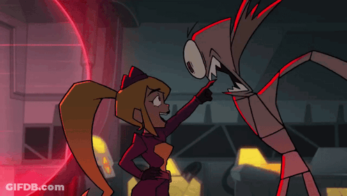 Angry Cartoon Character Pointing GIF