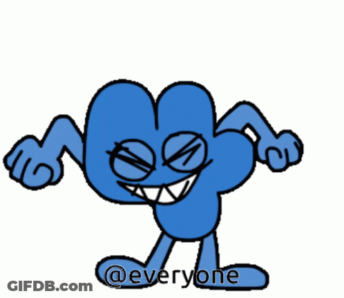 Angry Cartoon Character Saying Everyone GIF