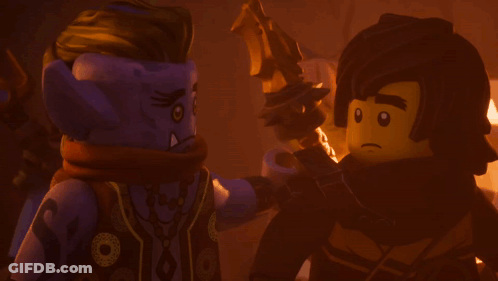 Angry Cartoon Character With Scarf GIF