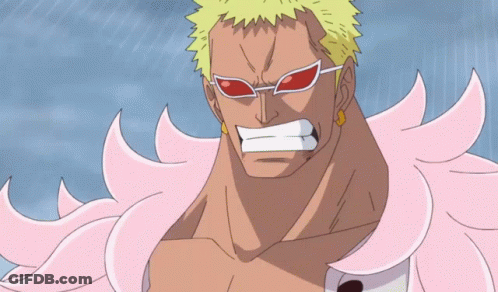 Angry Cartoon Character With Yellow Hair And Red Glasses GIF