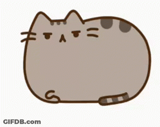 Angry Cat Pissed Seething Pusheen GIF
