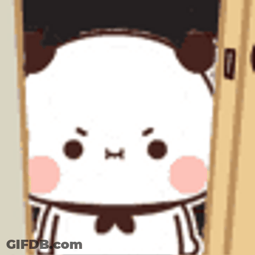 Angry Cute Mochi Panda GIF