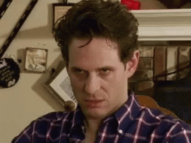 Angry Dennis Reynold GIF