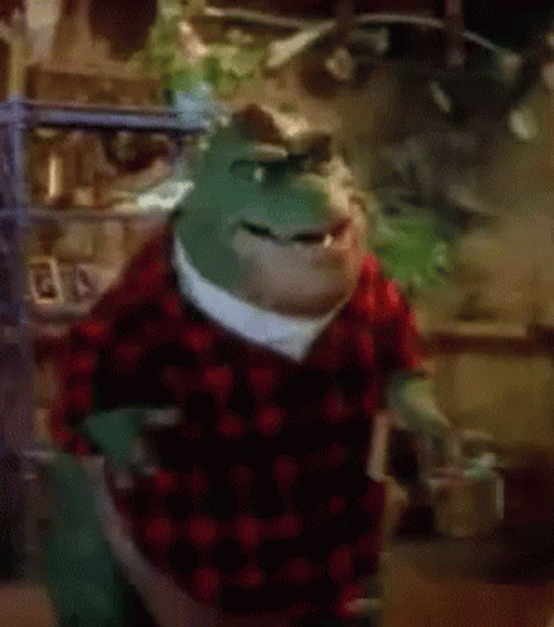Angry Dinosaur Earl Sinclair GIF