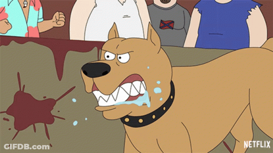 Angry Dog Paradise PD Show Netflix GIF