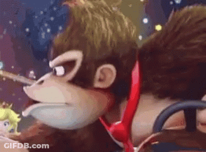 Angry Donkey Kong Wut GIF