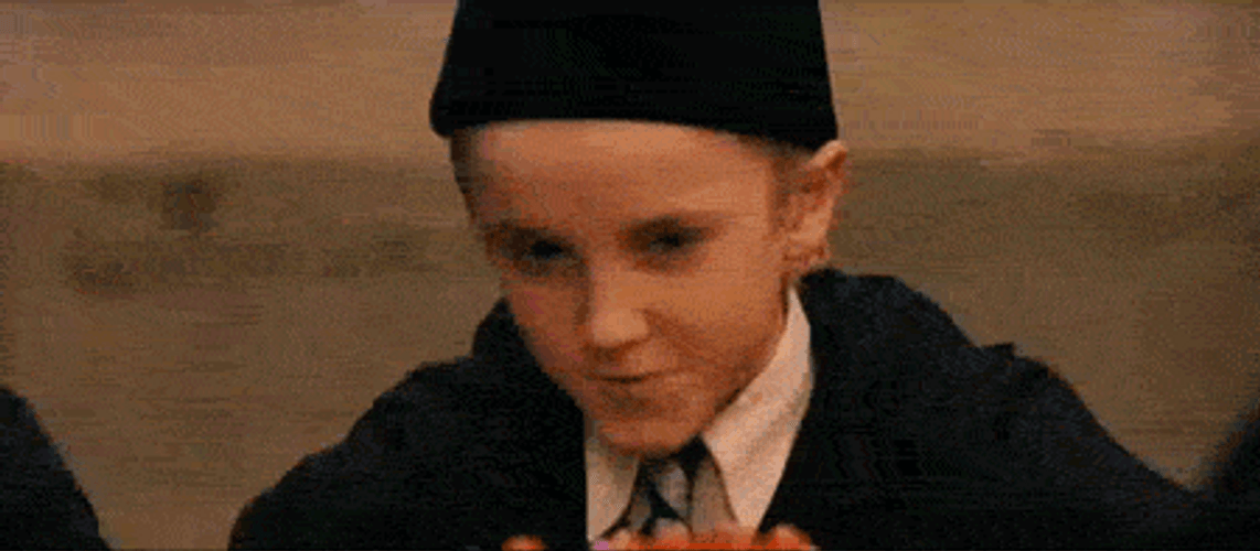 Angry Draco Malfoy GIF