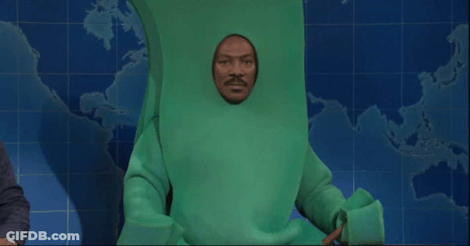 Angry Eddie Murphy In Gumby Suit GIF