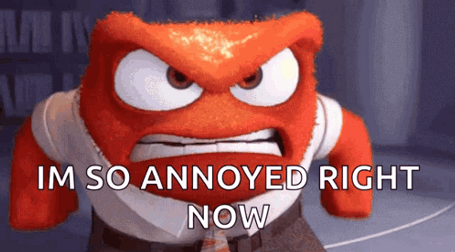 Angry Emotion Inside Out Irritated GIF