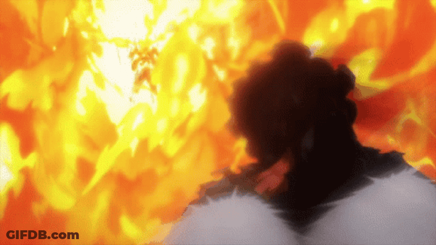 Angry Endeavor Hero Academia Fire Up GIF