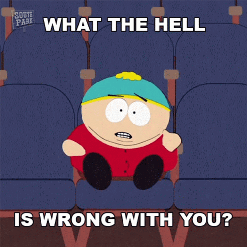 Angry Eric Cartman Watching Helen Keller The Musical GIF