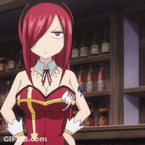 Angry Erza Scarlet Fairy Tail GIF