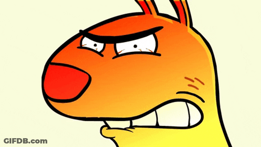 Angry Face Eye Twitch GIF