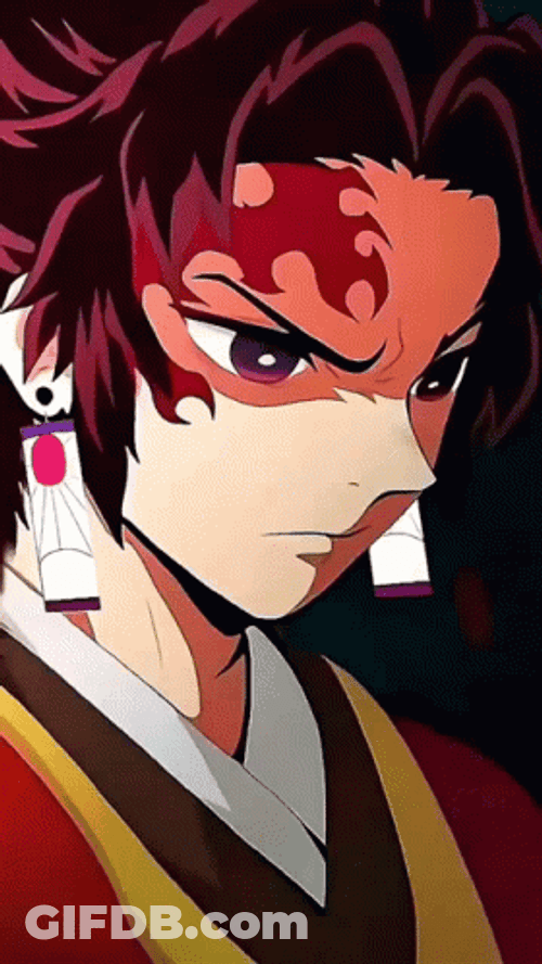 Angry Face Of Yoriichi Tsugikuni GIF