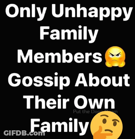 Angry Face Poster Only Unhappy Family Gossip GIF