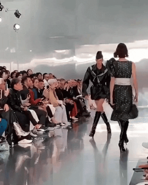 Angry Fashion Catwalk Runway GIF