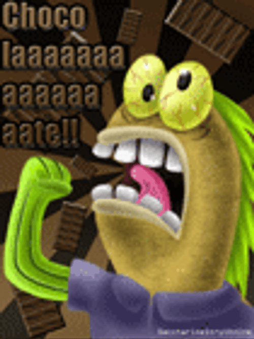 Angry Fish Meme Chocolate GIF