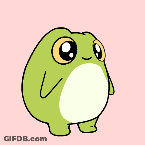 Angry Green Frog Cartoon GIF