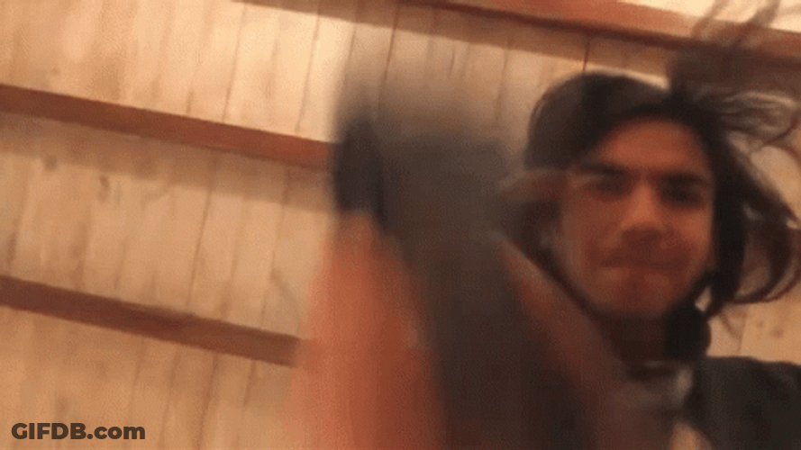 Angry Guy Beat Up Camera GIF