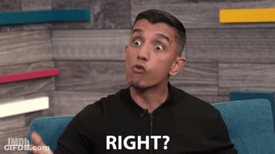Angry Guy Says I Know Right GIF