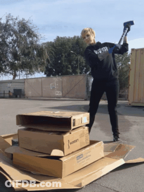 Angry Hammer Smash GIF