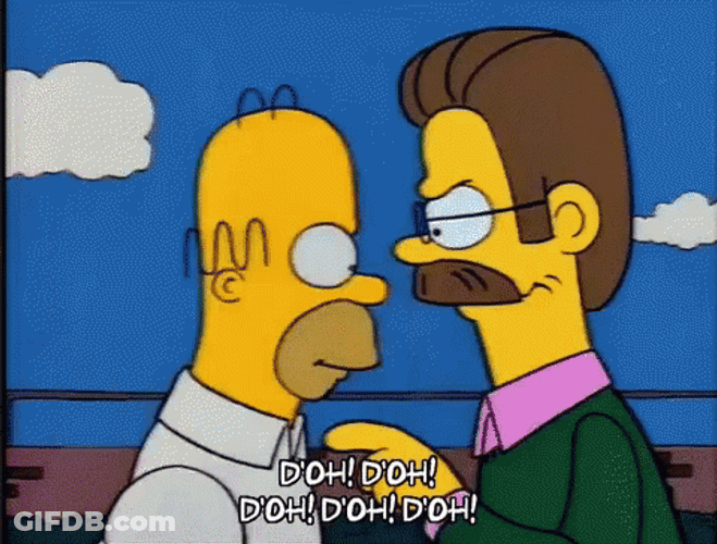 Angry Homer Doh GIF