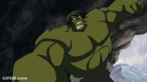 Angry Hulk Cartoon GIF